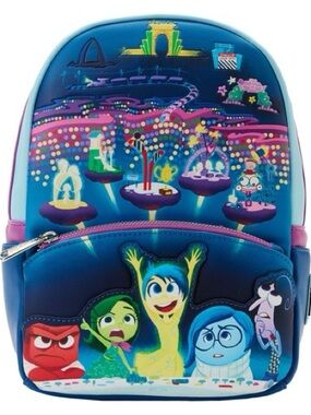 Disney Inside Out Control Panel Glow Loungefly Mini Backpack Glow in the Dark